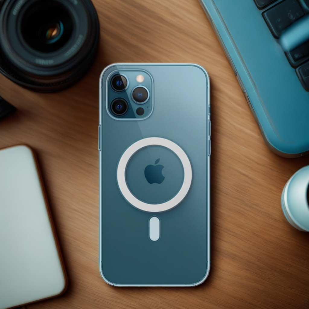 Magnetic Phone Case Anti-drop Transparent Protective Cover